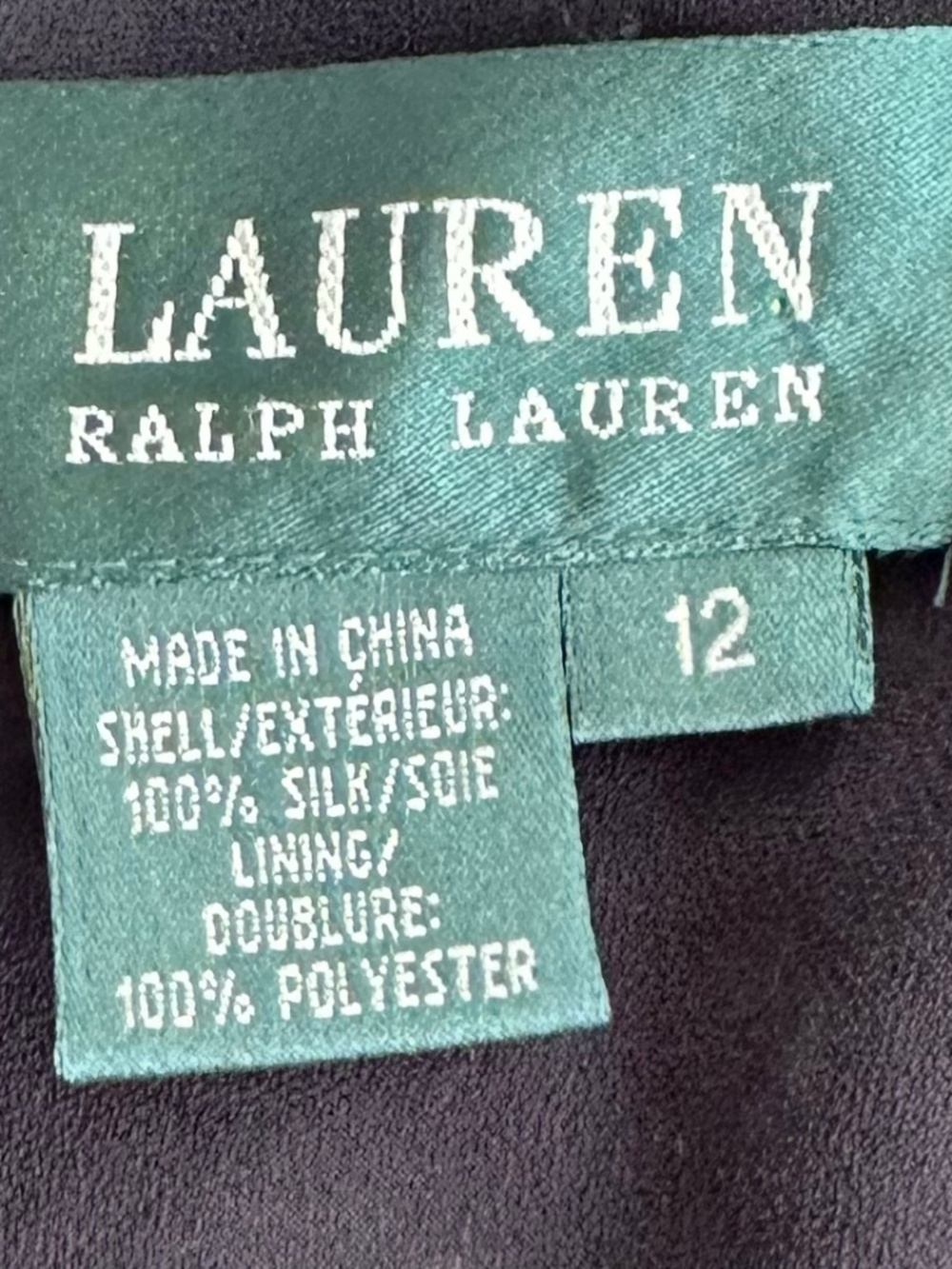 Lauren Ralph Lauren Polka Dot Asymmetric Ruffled Silk Skirt 12 Tiered Classic - Picture 5 of 9